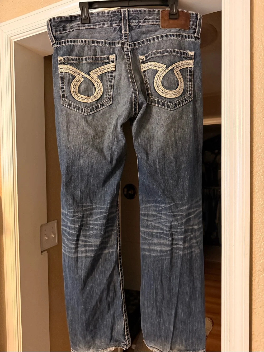 Big Star Men's Faded Blue Bootcut Jeans